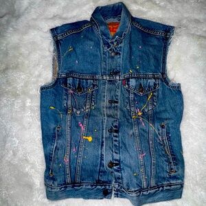 Paint Splattered Battle Vest